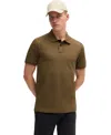 Hugo Boss Boss Polo With Logo Patch In Open Green