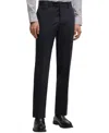 Hugo Boss Boss By  Men's Slim-fit Super-stretch Trousers In Dark Blue