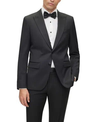 Hugo Boss Boss By  Men's Slim-fit Tuxedo Jacket In Black