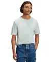 Hugo Boss Oversize-fit All-gender T-shirt In Cotton With Logo Label In Green
