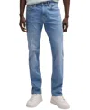 Hugo Boss Boss By  Men's Soft Motion Slim-fit Jeans In Brown