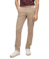 Hugo Boss Boss By  Men's Stretch Slim-fit Chinos In Open Beige