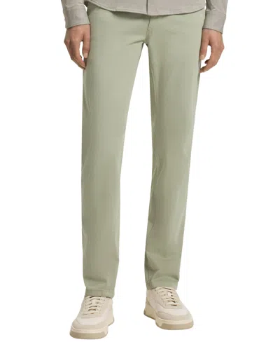 Hugo Boss Boss By  Men's Stretch-cotton Satin Slim-fit Chinos In Green