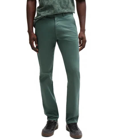 Hugo Boss Boss By  Men's Stretch Slim-fit Chinos In Open Green