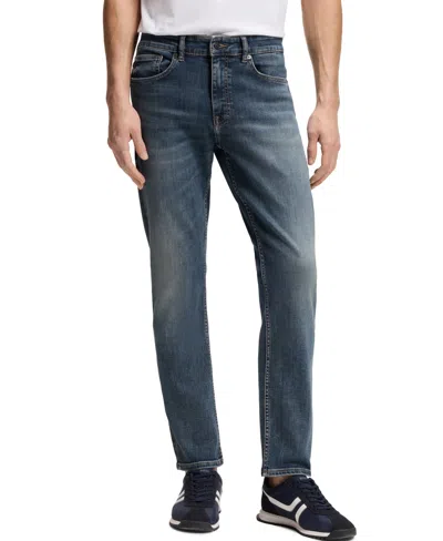 Hugo Boss Boss By  Men's Stretch-cotton Blend Slim-fit Jeans In Multi