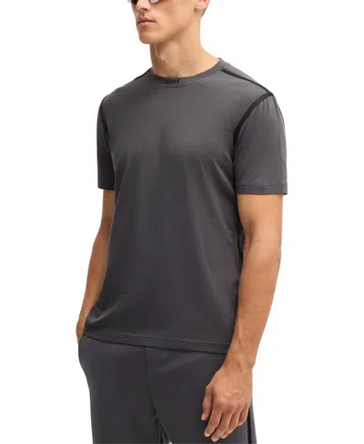 HUGO BOSS BOSS BY HUGO BOSS MEN'S TAPE TRIM REGULAR-FIT T-SHIRT