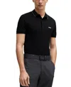 Hugo Boss Paule 4 Mens Tipped Collar Polo Shirt Nos In Black