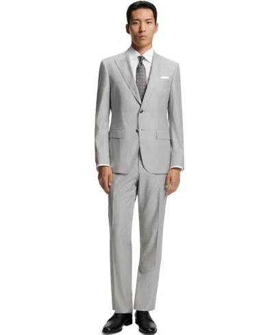 Hugo Boss Boss By  Men's Two-piece Wool Blend Slim-fit Suit In Gray