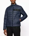 Hugo Boss Darolus Quilted Puffer Jacket In Dark Blue