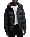 Hugo Boss Regular-fit Puffer Jacket In Water-repellent Fabric In Black