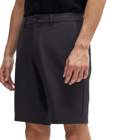 Hugo Boss Boss By  Men's Water-repellent Slim-fit Shorts In Charcoal