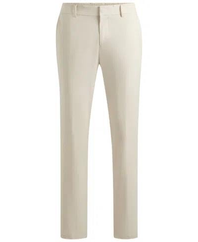 Hugo Boss Boss By  Men's Water-repellent Stretch Slim-fit Pants In White