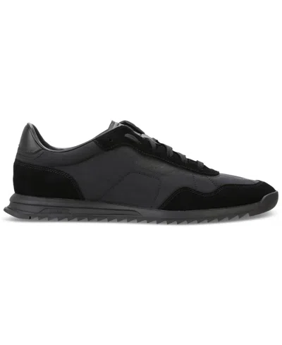 Hugo Boss Boss By  Men's Zayn Low Top Lace-up Sneakers In Black