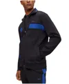 Hugo Boss Boss By  Men's Zip-up Sweatshirt In Black