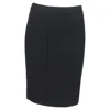 Hugo Boss Slim-fit Pencil Skirt In Virgin Wool In Black