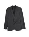 Hugo Boss Boss Checked Jacket In Grey