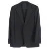 Hugo Boss Boss By  Single-breasted Blazer And Trousers Set In Black Wool In Black