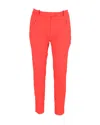 Hugo Boss Tiluna Slim Fit Trousers In Orange