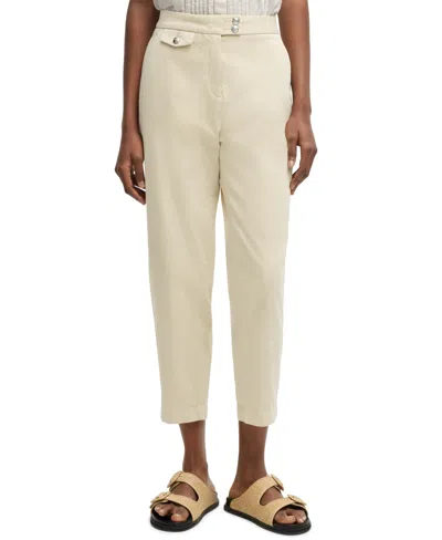 HUGO BOSS BOSS BY HUGO BOSS WOMEN'S CASUAL SATIN CHINO PANTS