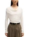 Hugo Boss Eseyana Top In Open White