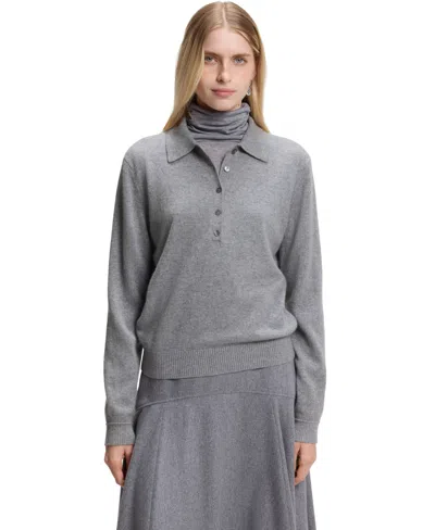 Hugo Boss Boss By  Women's Falonsi Cashmere Polo Sweater In Multi