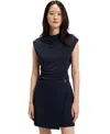 Hugo Boss Boss By  Women's Matte Fabric High-neck Top