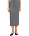 Hugo Boss Boss By  Women's Melange Virgin Wool Pencil Skirt In Gray