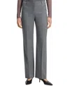 Hugo Boss Boss By  Women's Melange Virgin Wool Relaxed-fit Pants In Gray