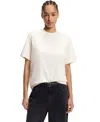 Hugo Boss Relaxed-fit T-shirt In Mercerized Cotton In White