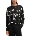 Hugo Boss Boss By  Women's Merino Wool-blend Cardigan In Open Misc