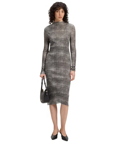 Hugo Boss Boss By  Women's Modal Skirt Plisse-tulle Dress