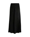 Hugo Boss Boss Vapliso Pleated Jacquard Midi Skirt In Black