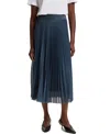 Hugo Boss Boss By  Women's Plisse Pleated Lined Tulle Skirt In Blue