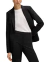 Hugo Boss Boss By  Women's Regular-fit Button-up Jacket In Black