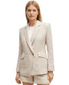 Hugo Boss Boss Jarinara 3 Tweed Blazer In Open Misc