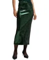 Hugo Boss Boss Eluxia Sequin Midi Skirt In Open Green