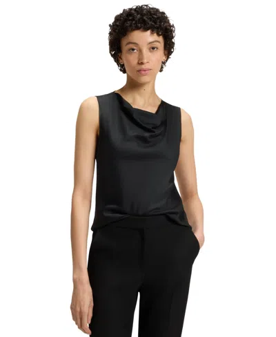 Hugo Boss Boss By  Women's Sleeveless Cowl-neck Silk Blouse