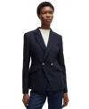 Hugo Boss Blazer Boss Woman Color Blue In Dark Blue