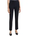 Hugo Boss Boss By  Women's Slit Hem Slim-fit Pants In Blue
