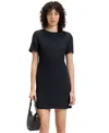 Hugo Boss Boss By  Women's Soft Crepe Shift Dress In Blue