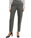 Hugo Boss Boss By  Women's Striped Regular-fit Trousers In Open Misc
