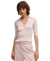 Hugo Boss Fabyni Tee In Light Pink