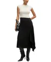Hugo Boss Two-part Dress With Volant Trim In Open Misc