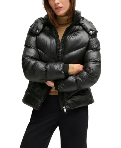 Hugo Boss Boss By  Women's Water-repellent Padded Jacket In Black