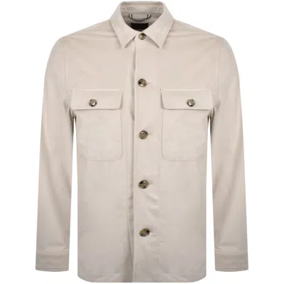 Hugo Boss Boss C Carper Overshirt Beige