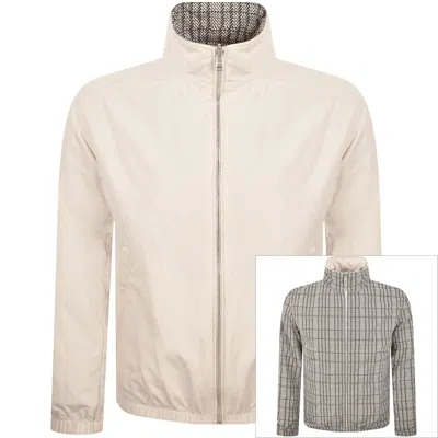 Hugo Boss Boss C Ceander Reversible Jacket Cream In White