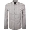 Hugo Boss Boss C Hank Kent Shirt Medium Beige In Gray