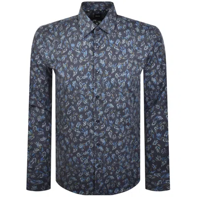 Hugo Boss Boss C Joe Kent Shirt Navy In Blue