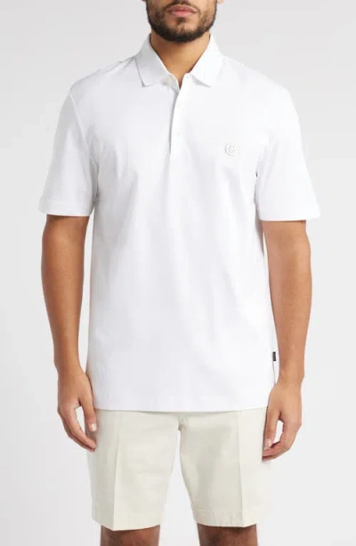 Hugo Boss Boss C-parris Polo In White