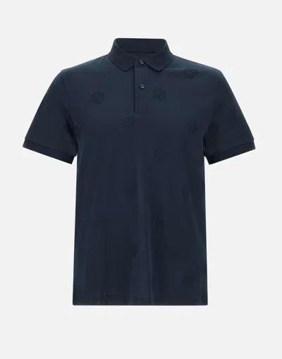 Hugo Boss Boss C Prout 109 Navy Cotton Polo In Blue